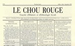 exemplaire de la gazette Le Chou Rouge