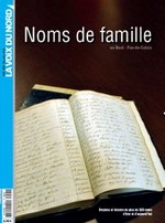 Hors-série de la Voix du Nord sur l'origine des noms de famille dans le Nord-Pas-de-Calais