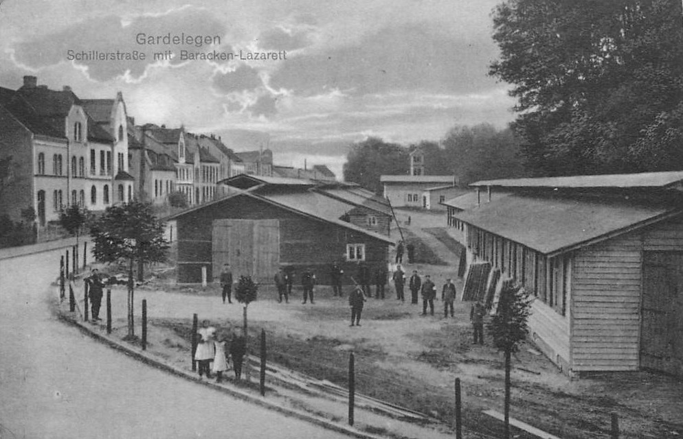 Le lazarett du camp de prisonnier de Gardelegen