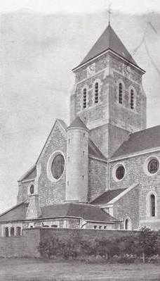 la reconstruction de l'église de Betheniville après la première guerre mondiale