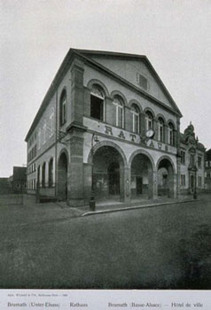 l'hotel de ville (Rathaus) de Brumath vers 1905