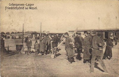 Le camp de prisonnier de Friedrichfeld pendant la Grande Guerre