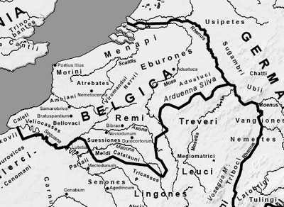 carte de la gaule belgique
