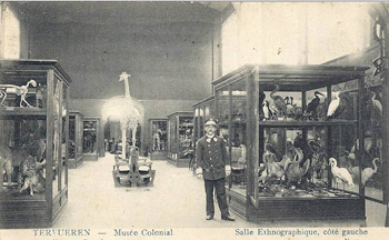 la salle éthnographique du musée de Tervueren