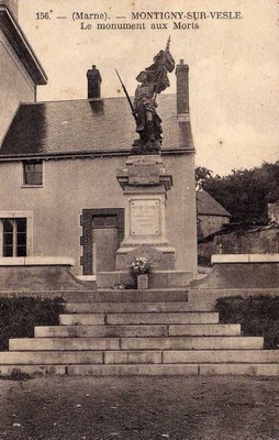 Le monument aux morts de Montigny-sur-Vesle