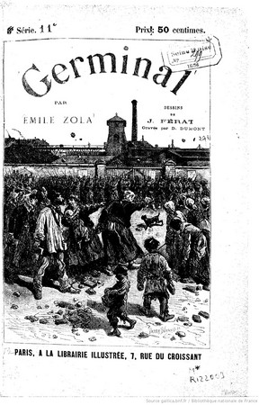 Germinal, par Emile Zola, dans une édition de 1885