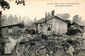 la reconstruction de betheniville après la première guerre mondiale