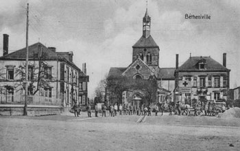 carte postale ancienne de betheniville (marne) en 1914 pendant la première guerre mondiale