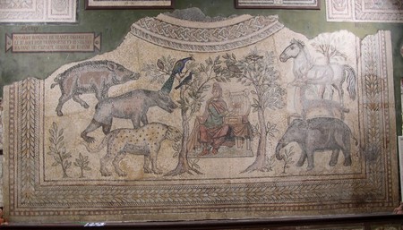 mosaïque du IVe siècle trouvée à Blanzy