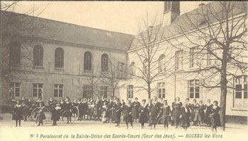 le pensionnat de la sainte union du Sacré-Coeur à Boussu