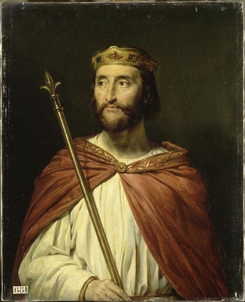portrait de Charles le Simple peint par Georges Rouget