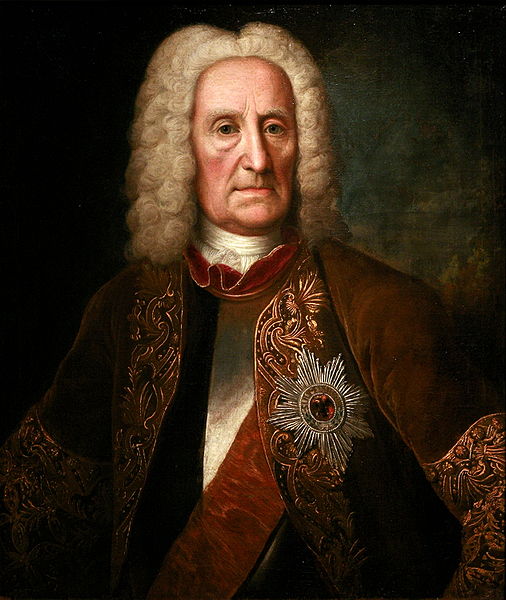 portrait de Johann Reinhard III de Hanau Lichtenberg par Johann Christian Fiedler