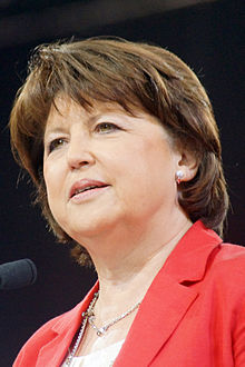 portrait de Martine Aubry, maire de Lille depuis 2001