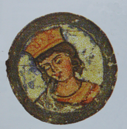 portrait de l'empereur Saint Henri II sur la Chronica Regia Coloniensis