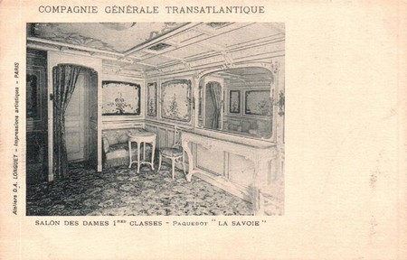 le salon des dames de premières classes