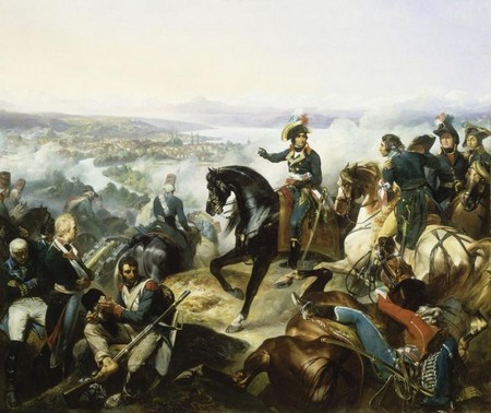 La bataille de Zurich, d'après un tableau de François Bouchot