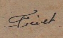 signature de Kleber FIEVET